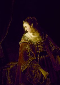 Femme à sa coiffeuse